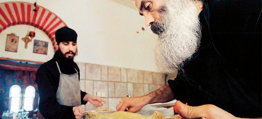 A woman gathers recipes from Mount Athos