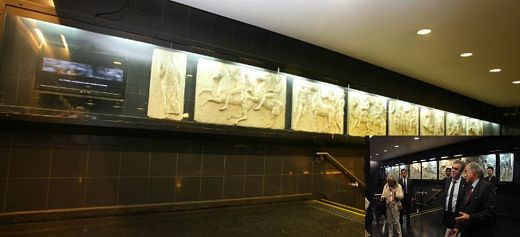 Ancient Greece revived in Chile’s metro station