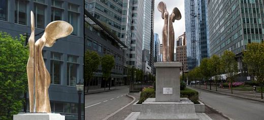 Το άγαλμα της Νίκης κοσμεί το κέντρο του Βανκούβερ