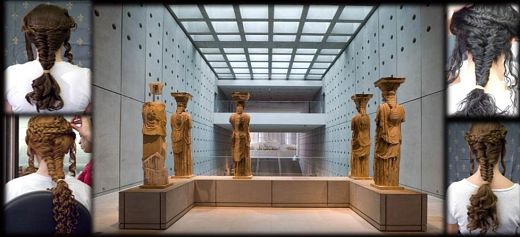 Research: Caryatids’ hairstyle is timeless