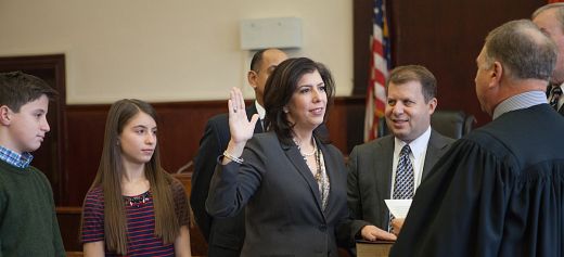 The first Greek American woman District Attorney in Nassau County