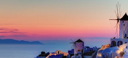 A Greek sunset among the top 10 trips of a lifetime