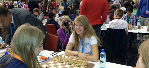 Sixteen year old world chess champion from Kavala