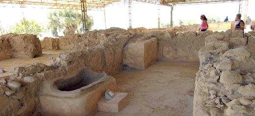The upgraded archaeological site of the Palace of Nestor
