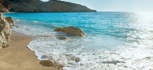 A Greek beach among the world’s bluest waters