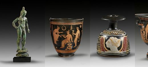 4 potentially-tainted objects identified by the Greek hunter of stolen antiquities