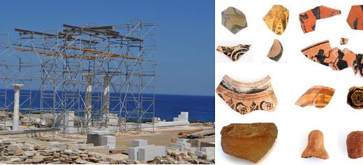 Ανακαλύφθηκε συγκρότημα κτηρίων δίπλα στο ναό του Απόλλωνα