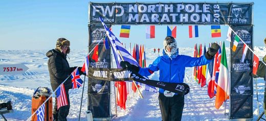 Argyris Papathanasopoulos the Greek who won the North Pole Marathon