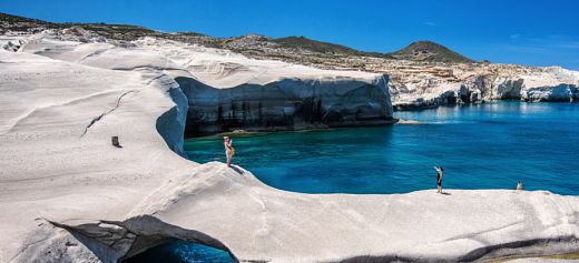 The exotic island of the Cyclades