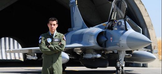 The Greek pilot who was named “Best Warrior”