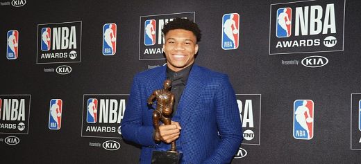 Giannis Antetokounmpo lands NBA MVP award!