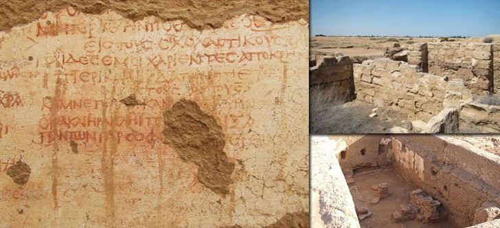 Ancient Egyptian school’s walls bear Greek texts