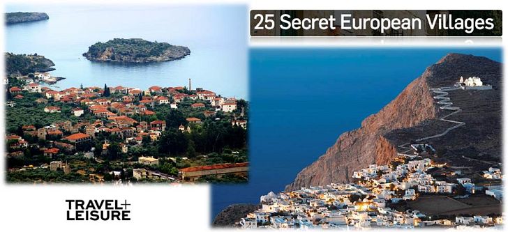 Folegandros and Kardamili at the top 25 secret European villages