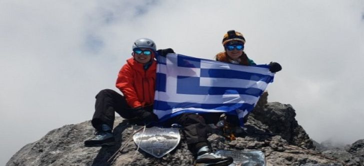 The first Greek climber to conquer the 7 peaks of the world