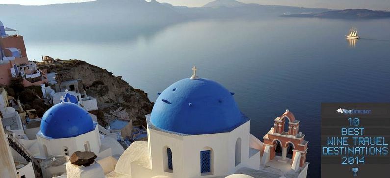 Greece at the list with the 10 best wine destinations