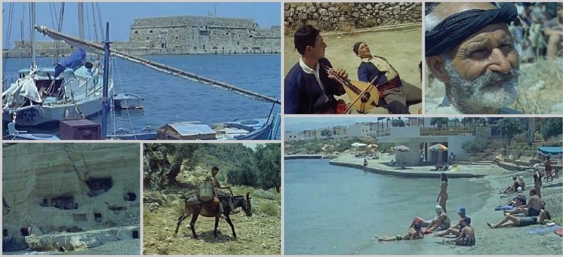 Rare video footage of 1964’s Crete