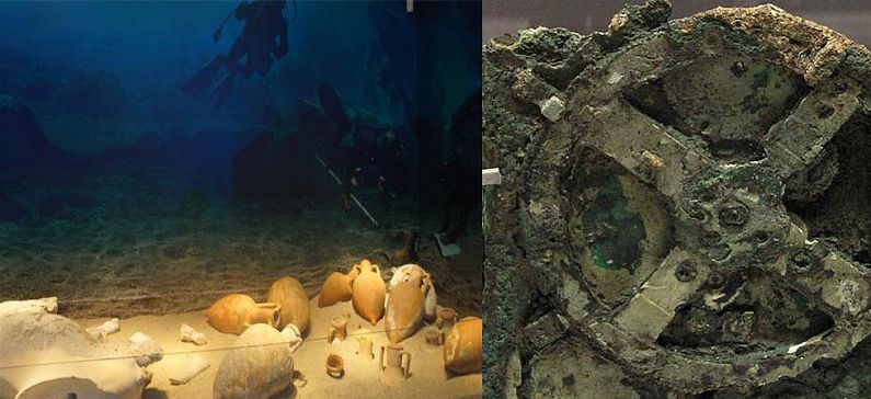 In Switzerland the exhibition of the Antikythera Shipwreck