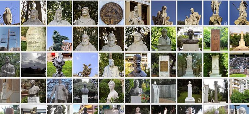 Website maps all outdoor sculptures of Athens