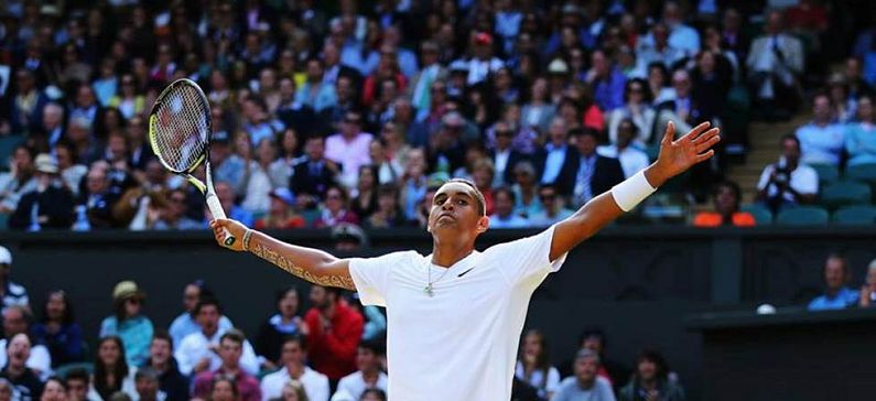 Nick Kyrgios beats Rafa Nadal in Wimbledon