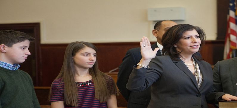 The first Greek American woman District Attorney in Nassau County