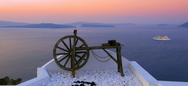 Santorini was voted the most beautiful island in Europe for 2015