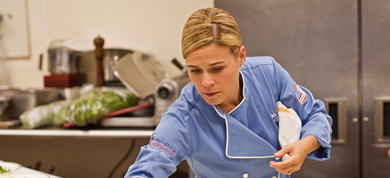 The first female Iron Chef in the world