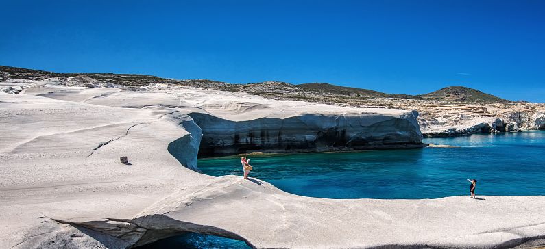 The exotic island of the Cyclades