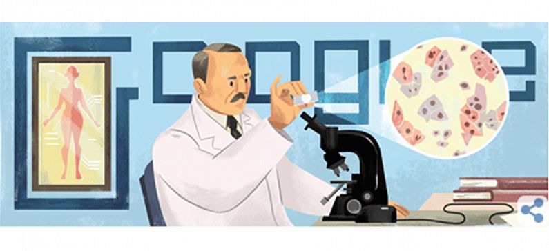 Is honoured for his scientific work by Google