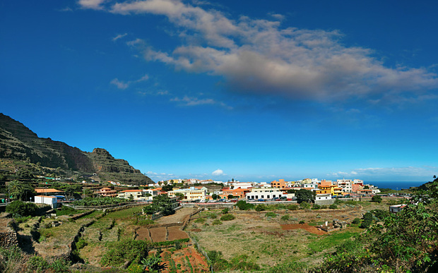 Agulo in La Gomera island in Canary Islands, Spain